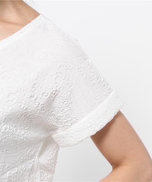 BEAMS LIGHTS Women's（ビームスライツ ウィメンズ）の「Anisha / ジョセリンT（Tシャツ/カットソー・レディース・ホワイト/ネイビー・FREE）」の3枚目の写真