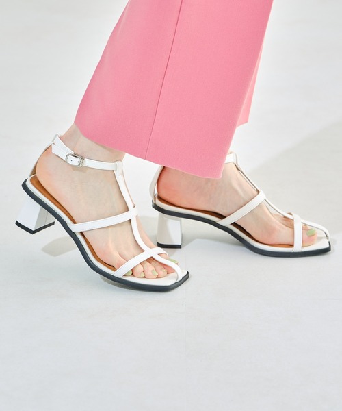 ORiental TRaffic（オリエンタルトラフィック）の「ボーンストラップヒールサンダル/21211（サンダル・レディース・ブラック/グリーン/ホワイト・LL/L/M/S/3L/SS）」の10枚目の写真