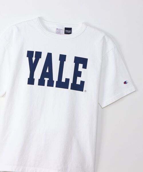 Champion（チャンピオン）の「Champion: MADE IN USA T1011 YALE Tシャツ 22SS（Tシャツ/カットソー・メンズ・ホワイト/ライトホワイト・MEDIUM/LARGE/X-LARGE）」の2枚目の写真