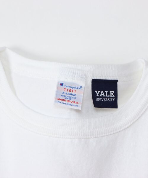 Champion（チャンピオン）の「Champion: MADE IN USA T1011 YALE Tシャツ 22SS（Tシャツ/カットソー・メンズ・ホワイト/ライトホワイト・MEDIUM/LARGE/X-LARGE）」の7枚目の写真
