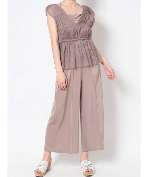 セール シャーリングペプラムロンパース つなぎ オールインワン Mercuryduo マーキュリーデュオ のファッション通販 Zozotown