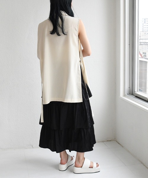 NOFALL(ノーフォール)の「プラットフォームミュールサンダル(サンダル・レディース・ブラック/ホワイト・M/S/L/LL)」の9枚目の写真