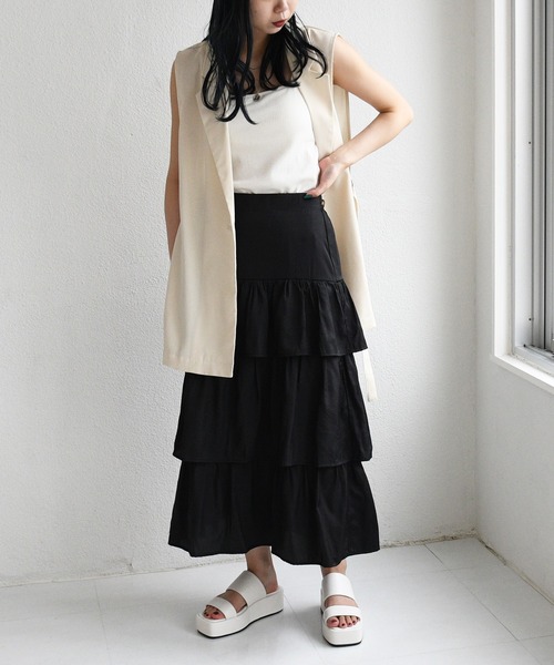 NOFALL(ノーフォール)の「プラットフォームミュールサンダル(サンダル・レディース・ブラック/ホワイト・M/S/L/LL)」の12枚目の写真