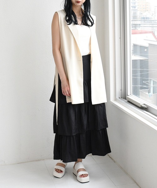 NOFALL(ノーフォール)の「プラットフォームミュールサンダル(サンダル・レディース・ブラック/ホワイト・M/S/L/LL)」の11枚目の写真