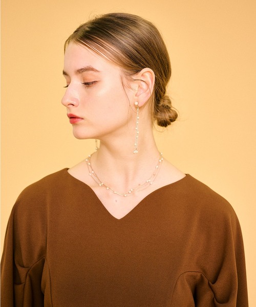 LANVIN COLLECTION パール チョーカー ネックレス LANVIN en Bleu 
