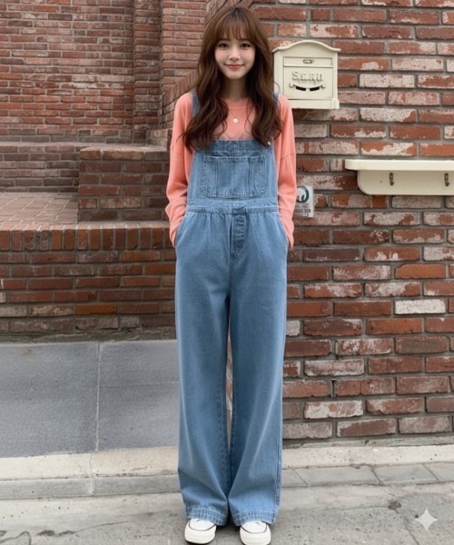 gossip!ロサンゼルス(ゴシップロサンゼルス)の「オールインワン デニムサロペット(サロペット/オーバーオール・レディース・ライトブルー/ブルー・FREE)」の9枚目の写真