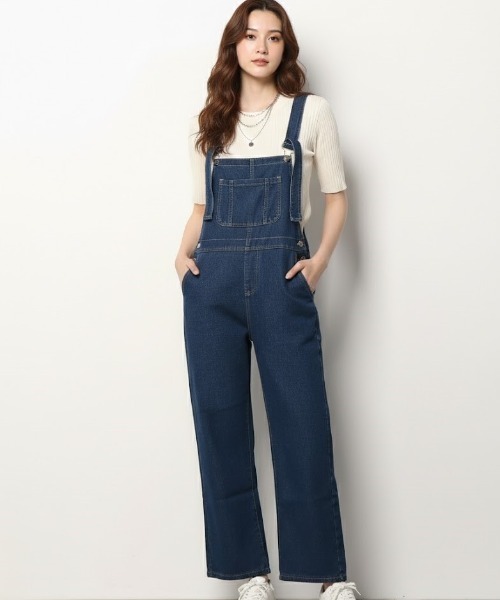 gossip!ロサンゼルス(ゴシップロサンゼルス)の「オールインワン デニムサロペット(サロペット/オーバーオール・レディース・ライトブルー/ブルー・FREE)」の12枚目の写真