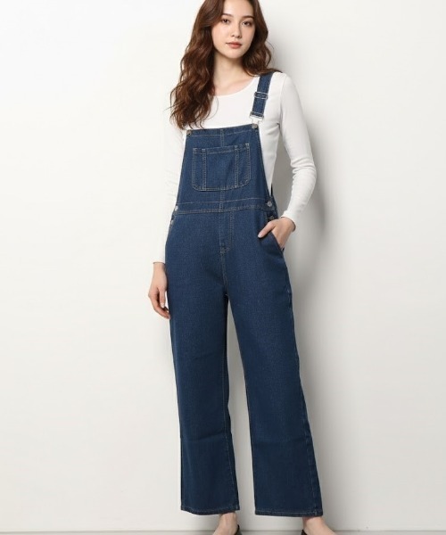 gossip!ロサンゼルス(ゴシップロサンゼルス)の「オールインワン デニムサロペット(サロペット/オーバーオール・レディース・ライトブルー/ブルー・FREE)」の11枚目の写真