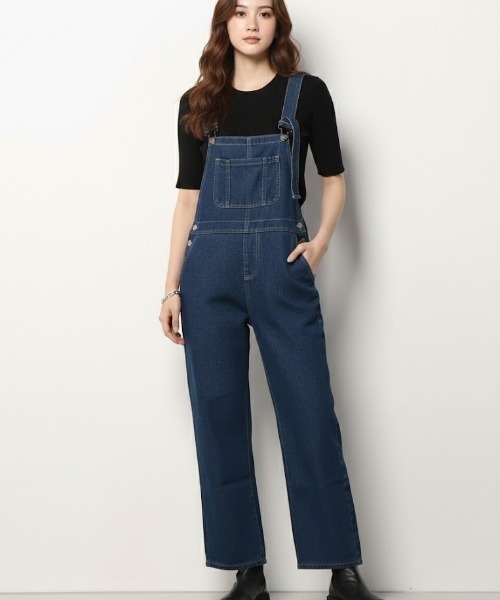 gossip!ロサンゼルス(ゴシップロサンゼルス)の「オールインワン デニムサロペット(サロペット/オーバーオール・レディース・ライトブルー/ブルー・FREE)」の21枚目の写真