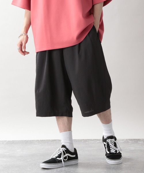 RAGEBLUE（レイジブルー）の「シャリテック/リラックスハーフパンツ＜セットアップ着用可能＞（その他パンツ・メンズ・ブラック/グレー/グリーン・MEDIUM/LARGE）」の2枚目の写真