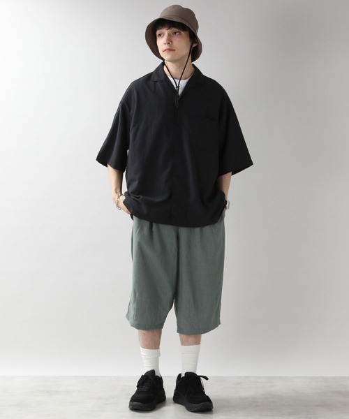 RAGEBLUE（レイジブルー）の「シャリテック/リラックスハーフパンツ＜セットアップ着用可能＞（その他パンツ・メンズ・ブラック/グレー/グリーン・MEDIUM/LARGE）」の11枚目の写真