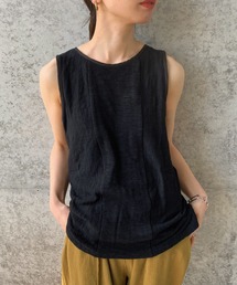 select MOCA by son | リブ切り替えリラックスタンクトップ(タンクトップ)
