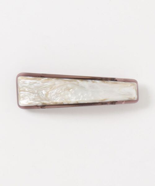 tone(トーン)の「【KuKuLu TOKYO】two acrylic plates バレッタ(バレッタ/ヘアクリップ・レディース・ブラウン系その他/グリーン系その他/パープル系その他/イエロー系その他・FREE)」の2枚目の写真
