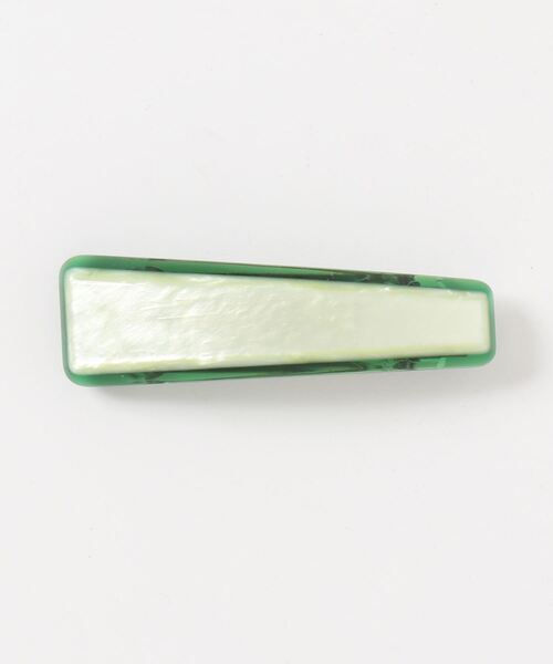 tone(トーン)の「【KuKuLu TOKYO】two acrylic plates バレッタ(バレッタ/ヘアクリップ・レディース・ブラウン系その他/グリーン系その他/パープル系その他/イエロー系その他・FREE)」の3枚目の写真