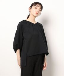 Samansa Mos2 blue | ボリュームスリーブプルオーバー(Tシャツ/カットソー)