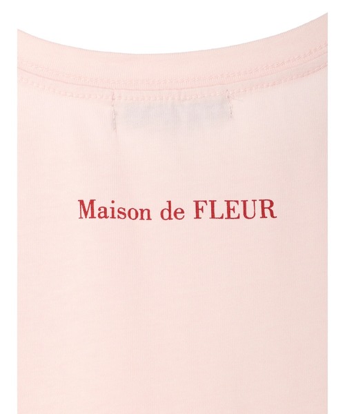 Maison de FLEUR（メゾンドフルール）の「Minnie&Figaro/Tシャツ（Tシャツ/カットソー・レディース・ホワイト/ピンク・FREE）」の13枚目の写真