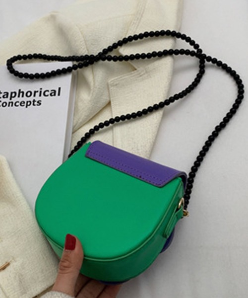 aimoha（アイモハ）の「花形ミニショルダーバッグ（ハンドバッグ・レディース・ブラック/パープル/イエロー/オレンジ/ブルー・FREE）」の20枚目の写真