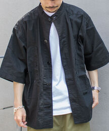 ARMY TWILL | 【ARMY TWILL/アーミーツイル】半袖シャツジャケット コットンリネン 綿麻(シャツ/ブラウス)
