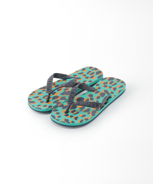 EDIFICE（エディフィス）の「【HAYN / ハイアン】Animal Print Leopard（サンダル・メンズ・ベージュ/グリーン・26cm/27cm/28cm）」の2枚目の写真