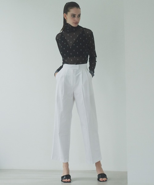 Elleia（エレイア）の「コットンパンツ（その他パンツ・レディース・ホワイト・S/M）」の4枚目の写真