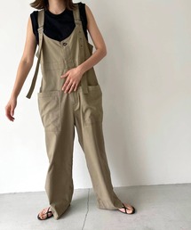 ⭐︎RED CHOP WORKSコットンリネンステッチサロペット⭐︎canal⭐︎ CANAL JEAN（キャナルジーン）の「RED CHOP WORKS(レッド