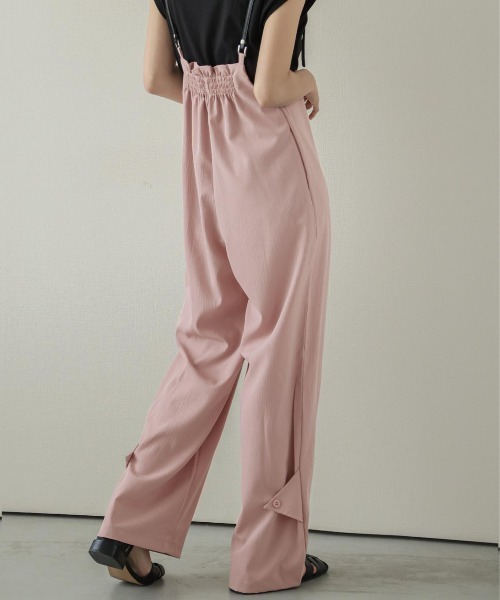 SUGAR BISKET(シュガービスケット)の「ワイドシルエットサロペット(サロペット/オーバーオール・レディース・ブラック/ピンク/ブルー/テラコッタ・M/L)」の21枚目の写真