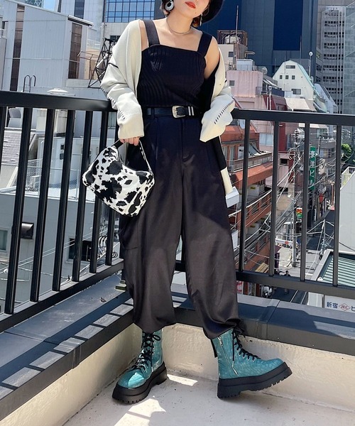 PAGEBOY（ページボーイ）の「WヤーンアソートVネックカーディガン（カーディガン/ボレロ・レディース・ブラック系その他/ブラウン系その他/ブラック/モカ/オフホワイト・FREE）」の8枚目の写真