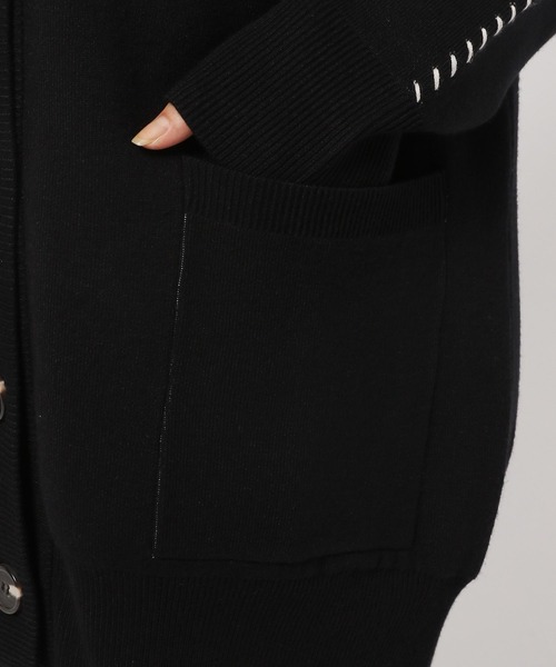 PAGEBOY（ページボーイ）の「WヤーンアソートVネックカーディガン（カーディガン/ボレロ・レディース・ブラック系その他/ブラウン系その他/ブラック/モカ/オフホワイト・FREE）」の15枚目の写真