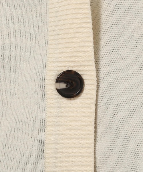 PAGEBOY（ページボーイ）の「WヤーンアソートVネックカーディガン（カーディガン/ボレロ・レディース・ブラック系その他/ブラウン系その他/ブラック/モカ/オフホワイト・FREE）」の11枚目の写真