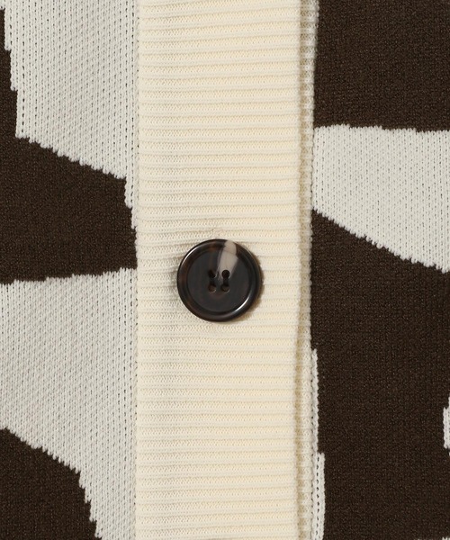 PAGEBOY（ページボーイ）の「WヤーンアソートVネックカーディガン（カーディガン/ボレロ・レディース・ブラック系その他/ブラウン系その他/ブラック/モカ/オフホワイト・FREE）」の6枚目の写真