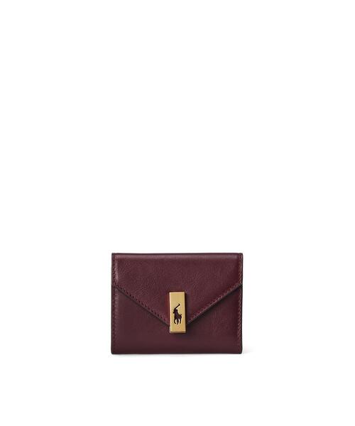 Polo ID レザー フォールドオーバー カード ケース