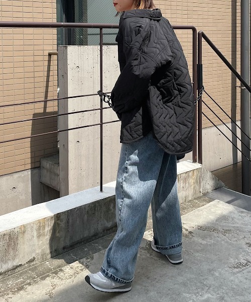 PAGEBOY（ページボーイ）の「ライトキルティングシャツジャケット（ダウンジャケット/コート・レディース・オフホワイト/ブラック・FREE）」の14枚目の写真