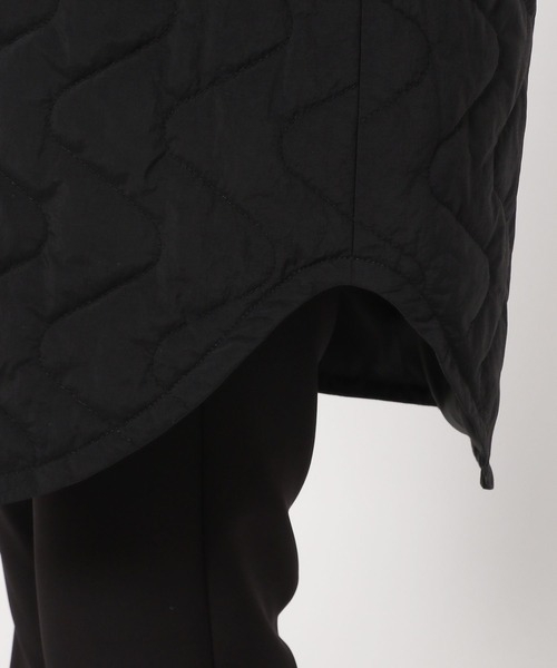 PAGEBOY（ページボーイ）の「ライトキルティングシャツジャケット（ダウンジャケット/コート・レディース・オフホワイト/ブラック・FREE）」の9枚目の写真
