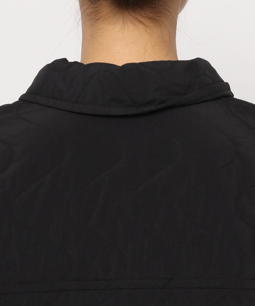 PAGEBOY（ページボーイ）の「ライトキルティングシャツジャケット（ダウンジャケット/コート・レディース・オフホワイト/ブラック・FREE）」の7枚目の写真