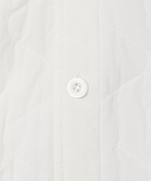 PAGEBOY（ページボーイ）の「ライトキルティングシャツジャケット（ダウンジャケット/コート・レディース・オフホワイト/ブラック・FREE）」の21枚目の写真