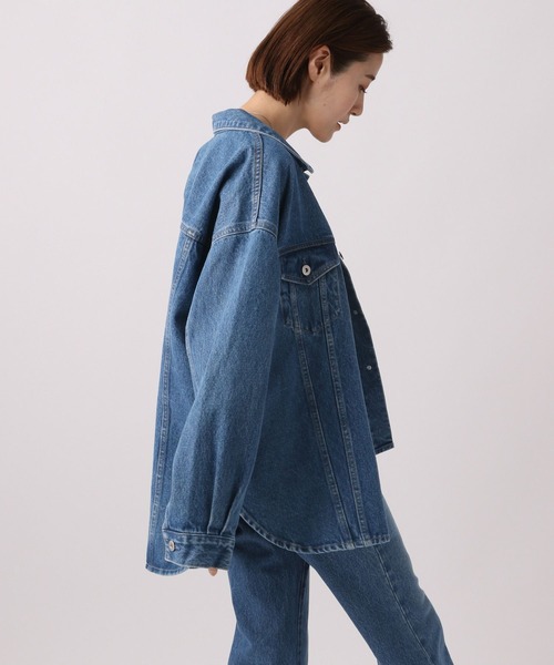 A part by（アパートバイ）の「デニム&コールシャケット　350736（デニムジャケット・レディース・ブルー/その他・FREE）」の10枚目の写真
