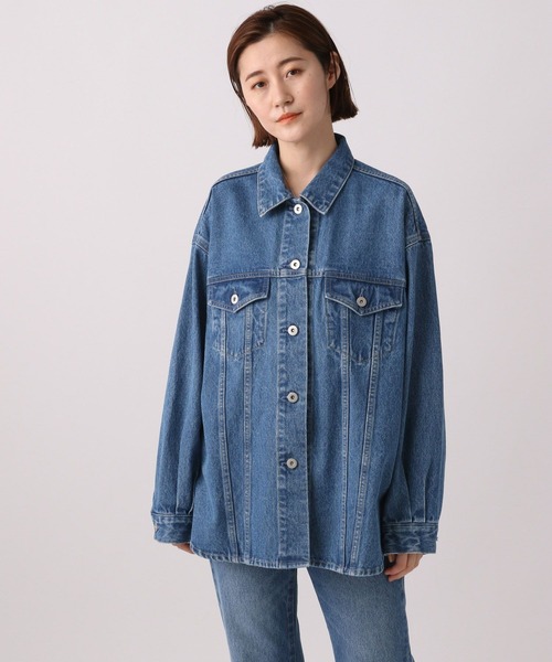 A part by（アパートバイ）の「デニム&コールシャケット　350736（デニムジャケット・レディース・ブルー/その他・FREE）」の11枚目の写真