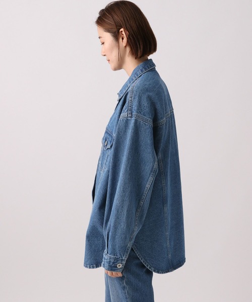 A part by（アパートバイ）の「デニム&コールシャケット　350736（デニムジャケット・レディース・ブルー/その他・FREE）」の12枚目の写真