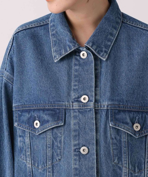A part by（アパートバイ）の「デニム&コールシャケット　350736（デニムジャケット・レディース・ブルー/その他・FREE）」の14枚目の写真