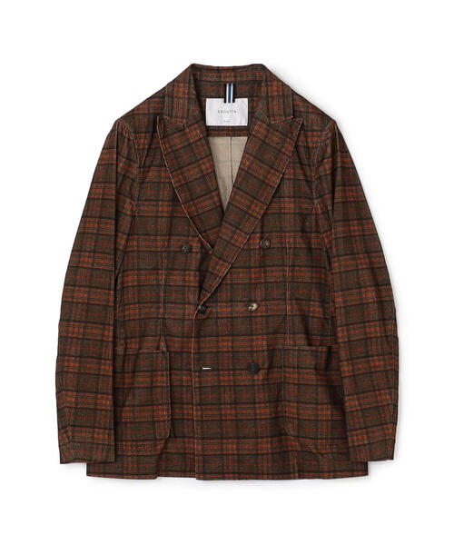BAGUTTA コットン チェックシャツジャケット