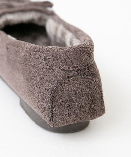 mooimooi（モーイモーイ）の「撥水 フリンジモカシンシューズ（モカシン/デッキシューズ・レディース・グレイッシュベージュ/チャコールグレー/ブラック系その他/ベージュ系/ブラック系その他2/ベージュ系その他/カーキ/キャメル・XS/S/M/L/LL/3L/4L）」の20枚目の写真