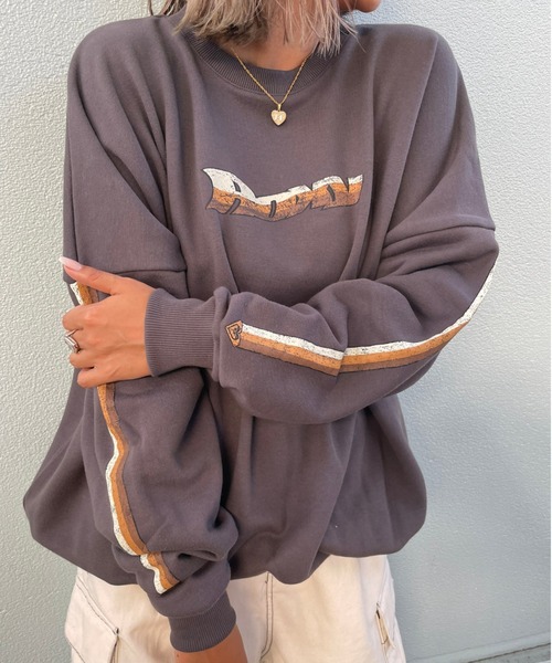 ROXY(ロキシー)の「【ZOZO限定アイテム】SLEEVE LINE PULLOVER/ロキシースウェットトレーナー(スウェット・レディース・ブラック/ブラウン/ホワイト・FREE)」の22枚目の写真
