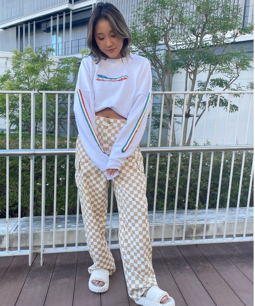 ROXY(ロキシー)の「【ZOZO限定アイテム】SLEEVE LINE PULLOVER/ロキシースウェットトレーナー(スウェット・レディース・ブラック/ブラウン/ホワイト・FREE)」の12枚目の写真