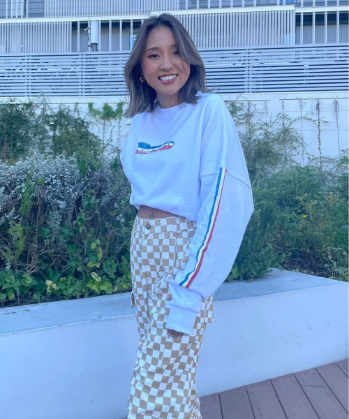 ROXY(ロキシー)の「【ZOZO限定アイテム】SLEEVE LINE PULLOVER/ロキシースウェットトレーナー(スウェット・レディース・ブラック/ブラウン/ホワイト・FREE)」の17枚目の写真