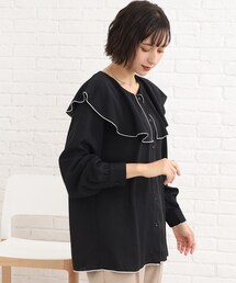 Cutie Blonde | フリルカラーブラウス(シャツ/ブラウス)