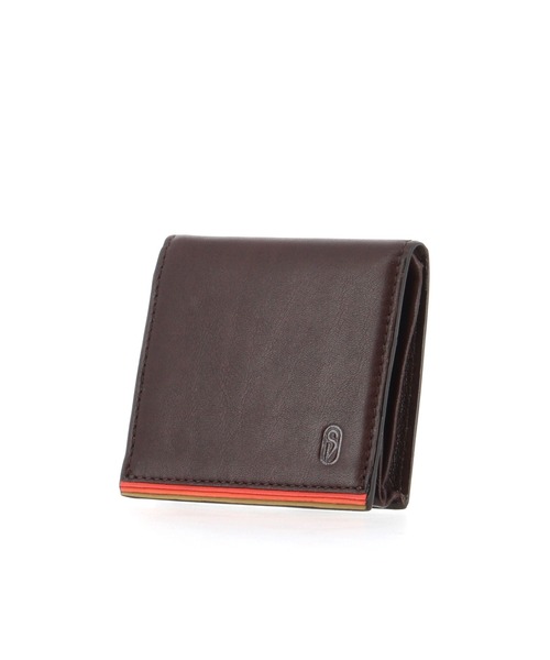 SMART PEOPLE（スマートピープル）の「【SMART PEOPLE/スマートピープル】 ソフトナッパ ボックスコインケース（コインケース・メンズ・ブラック/ブラウン/ブルー系その他・FREE）」の2枚目の写真