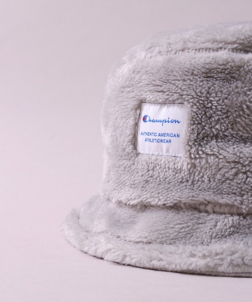 Champion(チャンピオン)の「(LF)【Champion】チケットネーム ボア フリース バケットハット(ハット・レディース・ブラック/グレー/ベージュ/オフホワイト・ONE SIZE)」の14枚目の写真