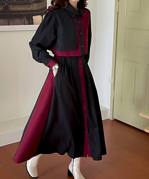 Rene♡2025年ss 新作　ライトブルー　ワンピース♡タグ共布有りセール ワンピース レディース 秋[品番：JOKW0016589]｜REAL STYLE