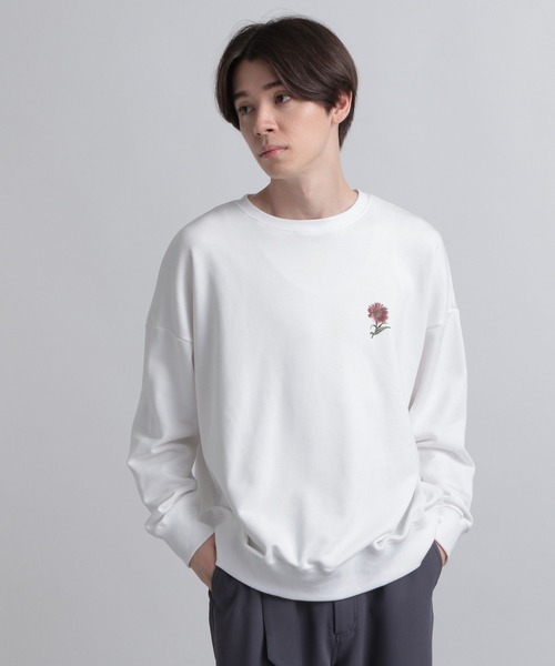 HARE（ハレ）の「バックコラージュプリントスウェット(HARE)（スウェット・メンズ・ブラック/オフホワイト/ブルー・SMALL/MEDIUM）」の14枚目の写真