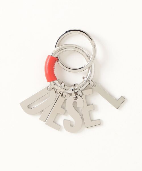 DIESEL キーホルダー シルバー メタル シルバー（銀色）系 DIESEL(ディーゼル) キーホルダー
